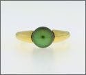 Bague 1 perle bouton cat. A 8,85 mm or jaune 18K (bapyx10076)