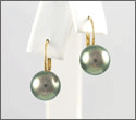 Tahiti pearls earrings Eva Perles Moorea