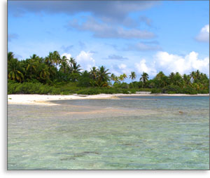 Lagon atoll Manihi